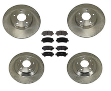 New Front & Rear Rotors Ceramic Brake Pads Set for Mazda CX-5 2013-2015