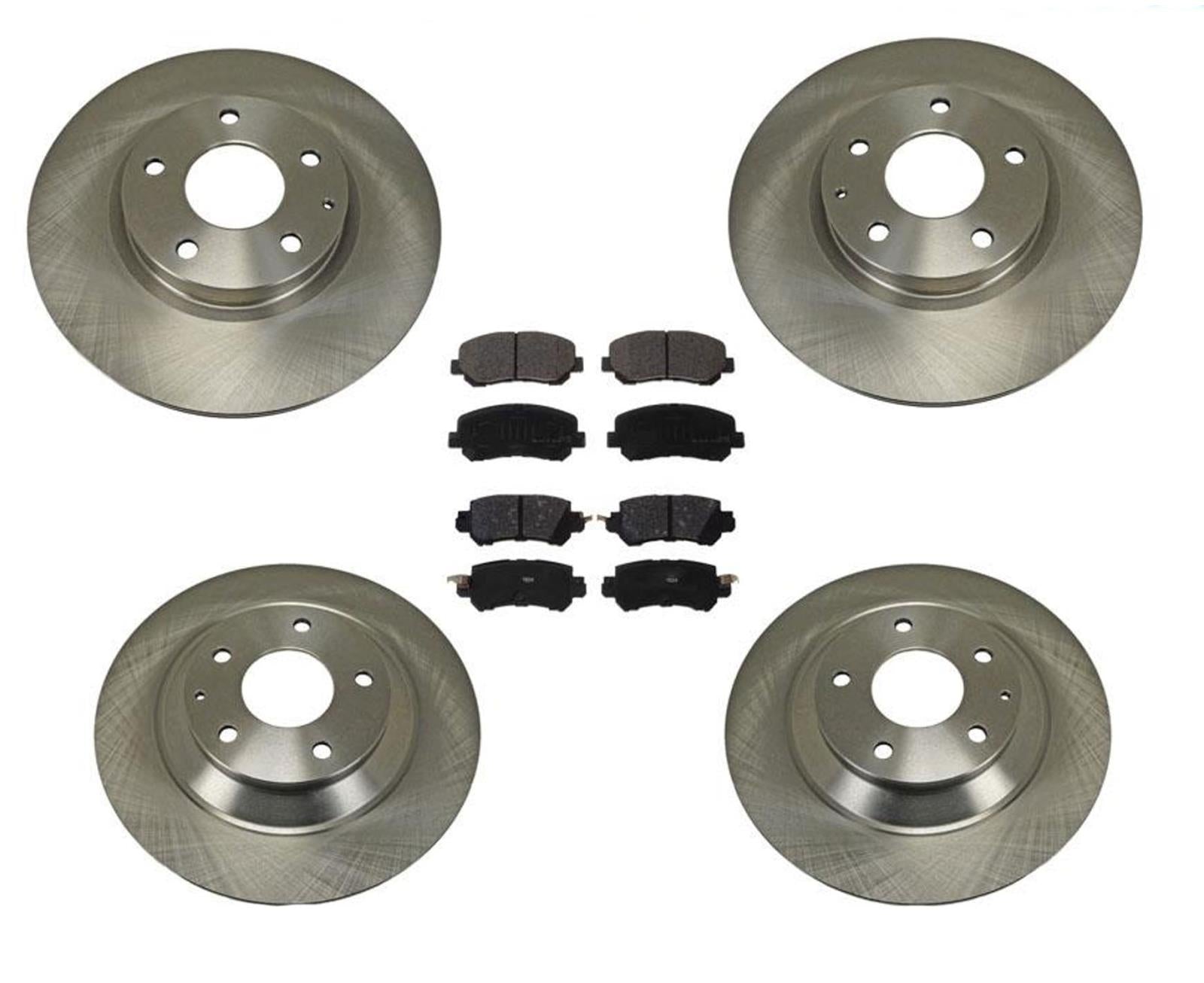 New Front & Rear Rotors Ceramic Brake Pads Set for Mazda CX-5 2013-2015