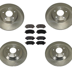 New Front & Rear Rotors Ceramic Brake Pads Set for Mazda CX-5 2013-2015