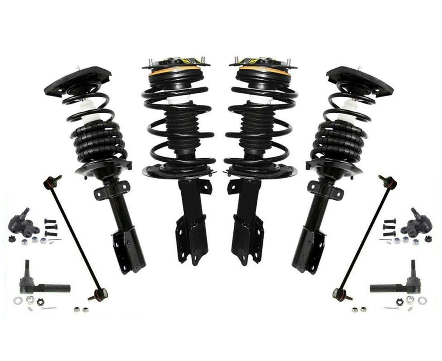 Enlaces de puntales y tirantes completos delanteros y traseros para Pontiac Grand Prix 2004-2008