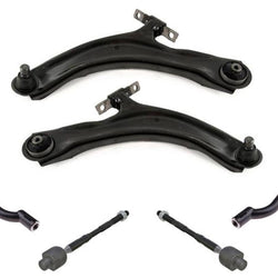 Frt Lower Control Arms Tie Rods Fits 08-13 Nissan Rogue 14-15 Rouge Select
