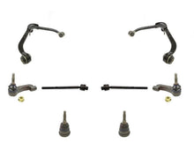 Brazos de control delanteros, juntas esféricas, varillas de amarre interiores y exteriores, 8 piezas para Jeep Liberty 02-04
