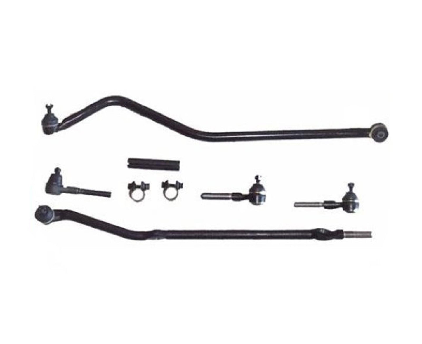 Fits 1984-1990 Jeep Cherokee & Wagoneer Drag Link Tie Rod Track Bar 6Pc Kit