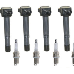 Ignition Coils & Platinum Spark Plugs For 2002 2003 04 2006 Acura RSX Honda CRV
