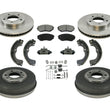 Fits 00-03 Mazda MPV Disc Rotors Pads Drums & Shoes Brake Springs Wheel Cylinder
