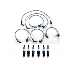 Ignition Wires + Platinum Plugs for 96-2000 Ford Taurus 3.0L Vin (U) OHV