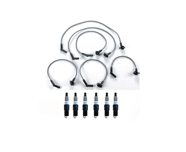 Ignition Wires + Platinum Plugs for 96-2000 Ford Taurus 3.0L Vin (U) OHV