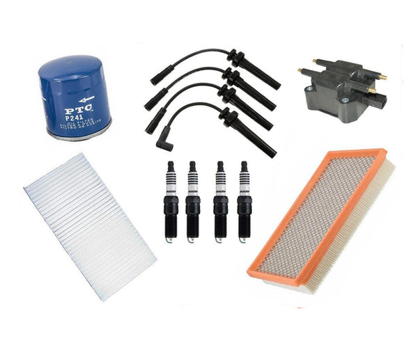 Ignition Wires New Coil Platinum Plugs Oil Air Filter For PT CRUISER Turbo 06-09