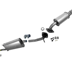 Silenciador de tubo de sistema de escape con resonador medio y silenciador para Lexus RX330 2004-2006