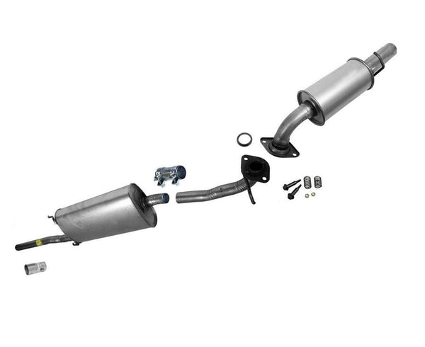 Silenciador de tubo de sistema de escape con resonador medio y silenciador para Lexus RX330 2004-2006