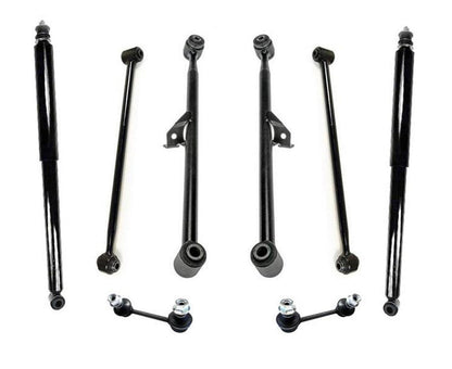 Rear Lower Upper Control Arms Shocks Sway Bar For 2001 2002 2005 Toyota Rav4