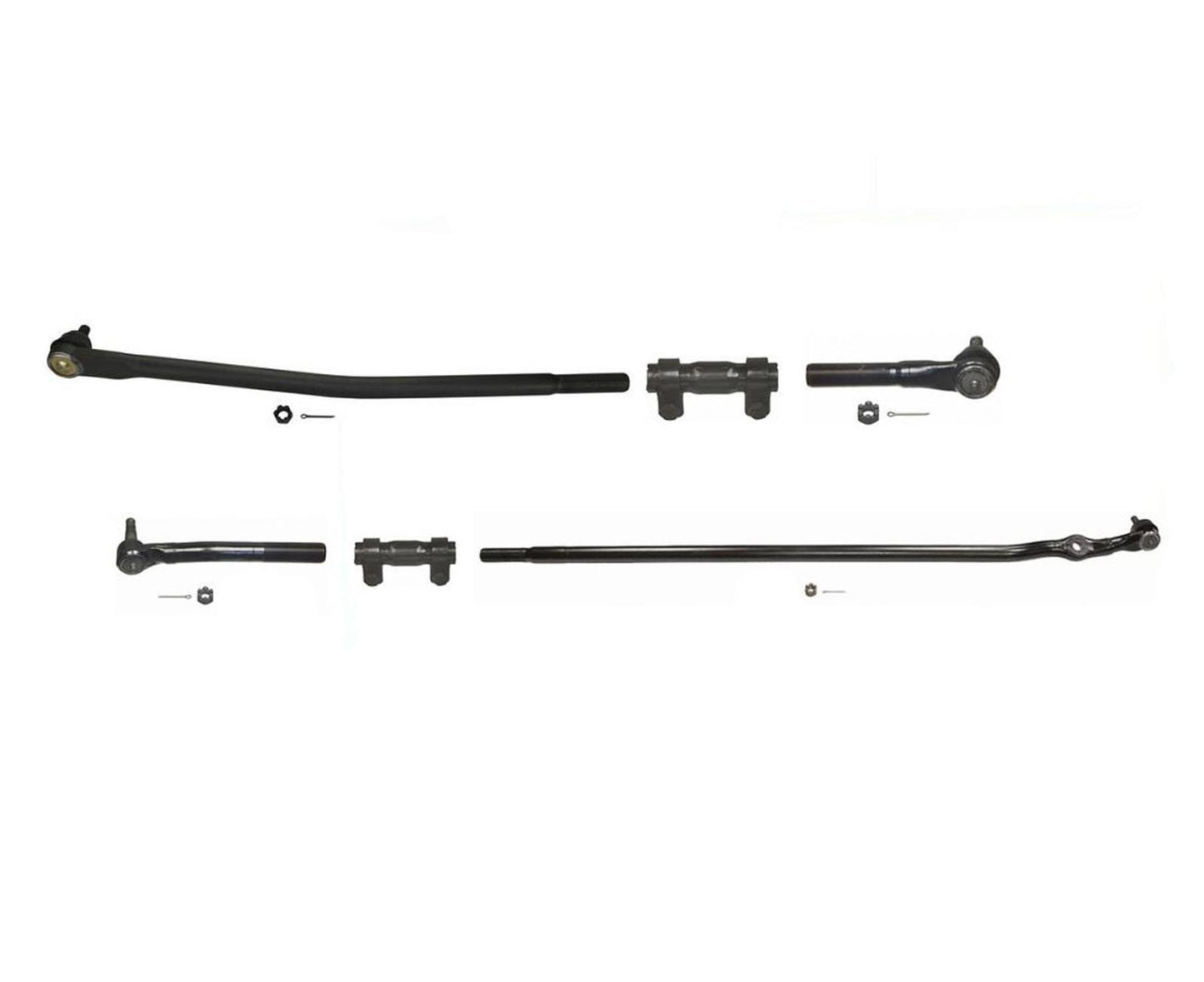 Drag Link Tie Rods for Dodge Ram 2500 HD 3500HD 1998 1999 With Solid Front Axle