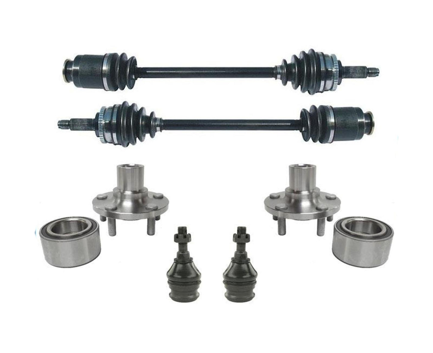 CV Axle Shaft (2) Front fits For Subaru Impreza WRX Turbo ( No STi ) 02-04