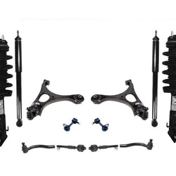 Frt Coil Spring Strut and Mount Control Arms Tie Rods For 06-11 Civic Coupe 10Pc