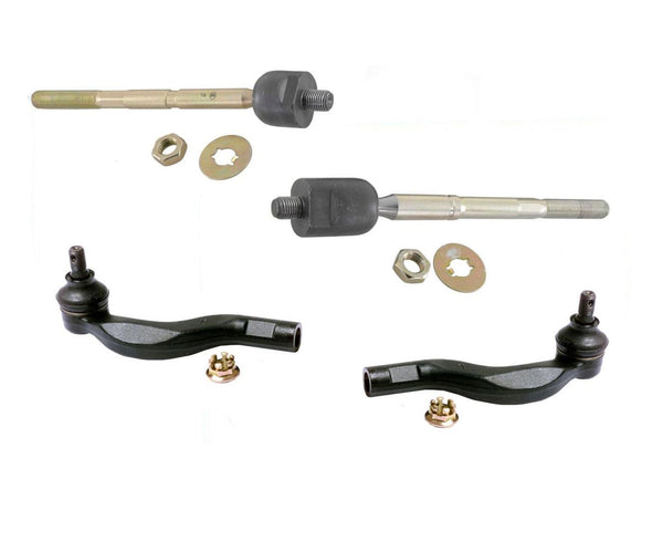 Front Inner and Outer Tie Rods For Lexus LS400 1995 1996 1997 1998 1999 2000