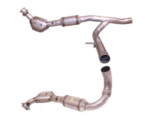 Para Ford F150 2004-2008 5.4L 4 ruedas convertidor catalítico motor Y tubo