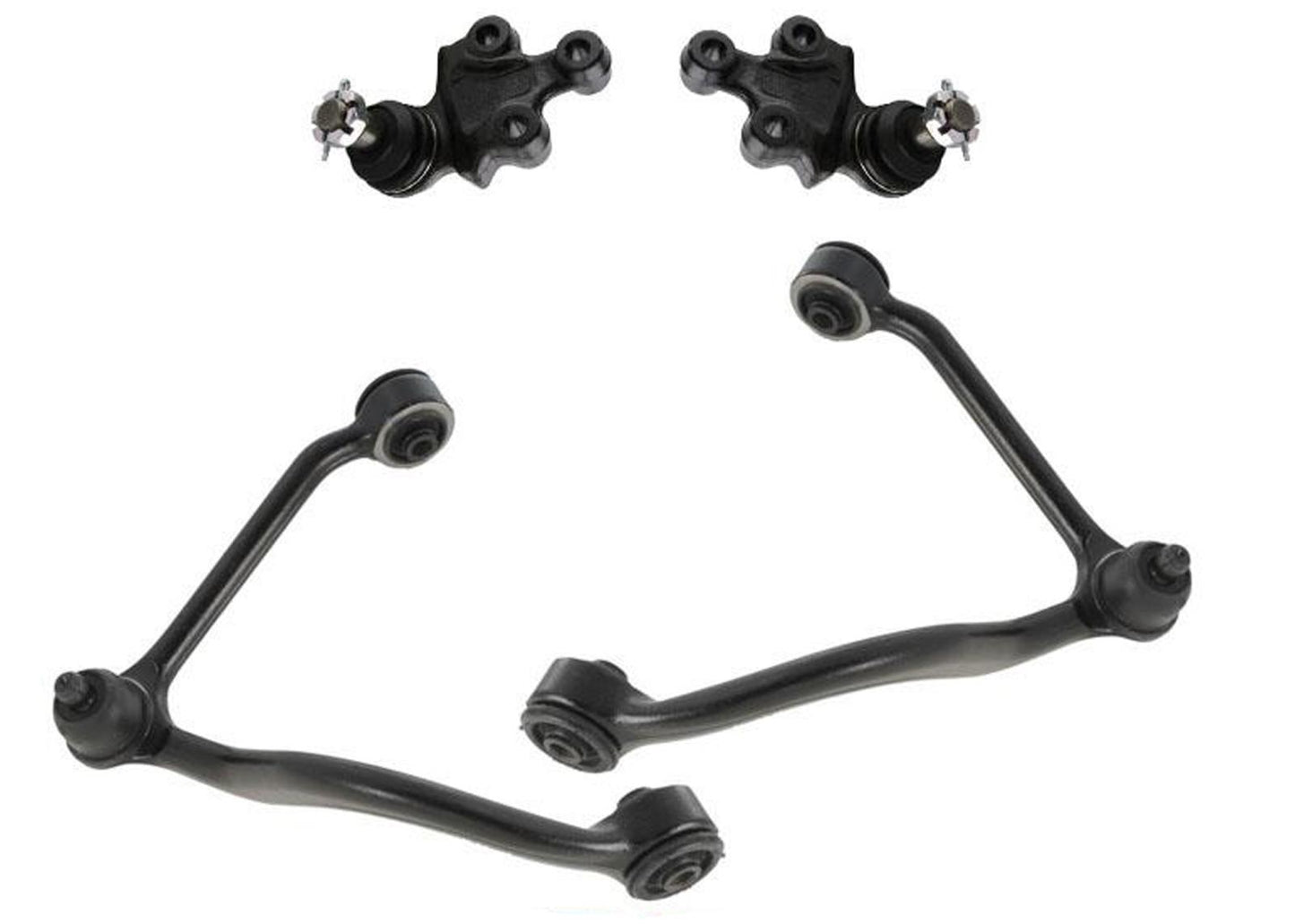 Brazos de control superiores delanteros y rótulas inferiores para Kia Sorento 03-06, 4 piezas, 100% nuevos