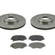 Front Brake Rotors & Pads Fits Honda Civic Si 2012-2015 & Acura ILX 2013-2015