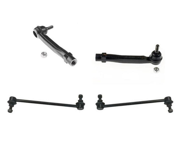 For 2011 12 2016 Toyota Sienna Outer Tie Rods & Front Sway Bar Stabilizer Links