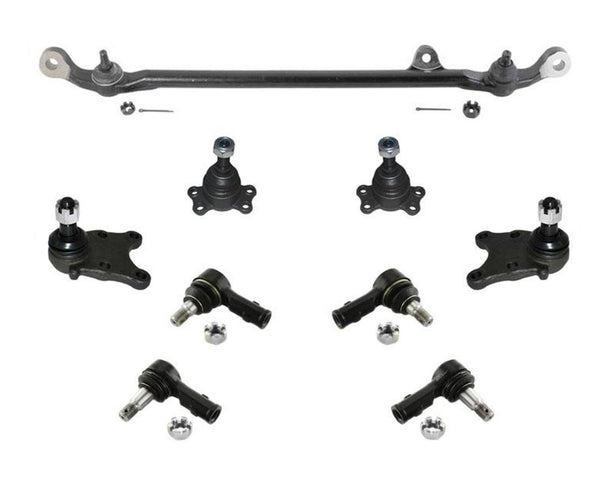 100% New (4) Ball Joint (4) Tie Rods (1) Drag Link 9Pc for Isuzu Rodeo 91-95