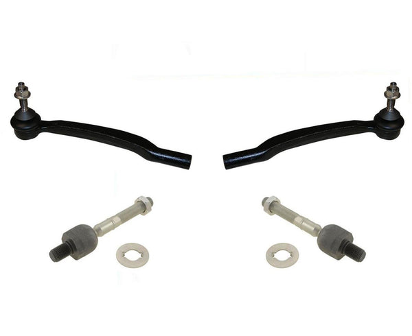 Inner & Outer Tie Rods 4Pc KIT For Volvo V70 XC AWD Cross Country XC70 01-03