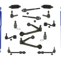 Barras de acoplamiento del brazo de control Suspensión de rótula. Kit delantero para amortiguadores Durango 07-09 16 piezas