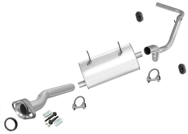For Mazda B2300 2.5L 2002 2003 2004 112" Wheelbase Muffler Exhaust Pipe System
