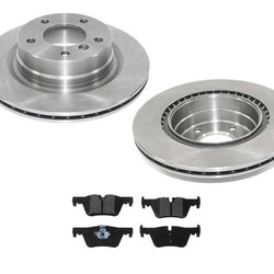 Para rotores de disco de freno trasero de 12-15 BMW 328I de 300 mm con pastillas de freno de disco de cerámica