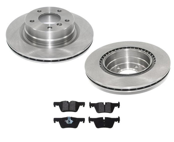 For 12-15 BMW 328I 300MM Rear Brake Disc Rotors With Ceramic Disc Brake Pads