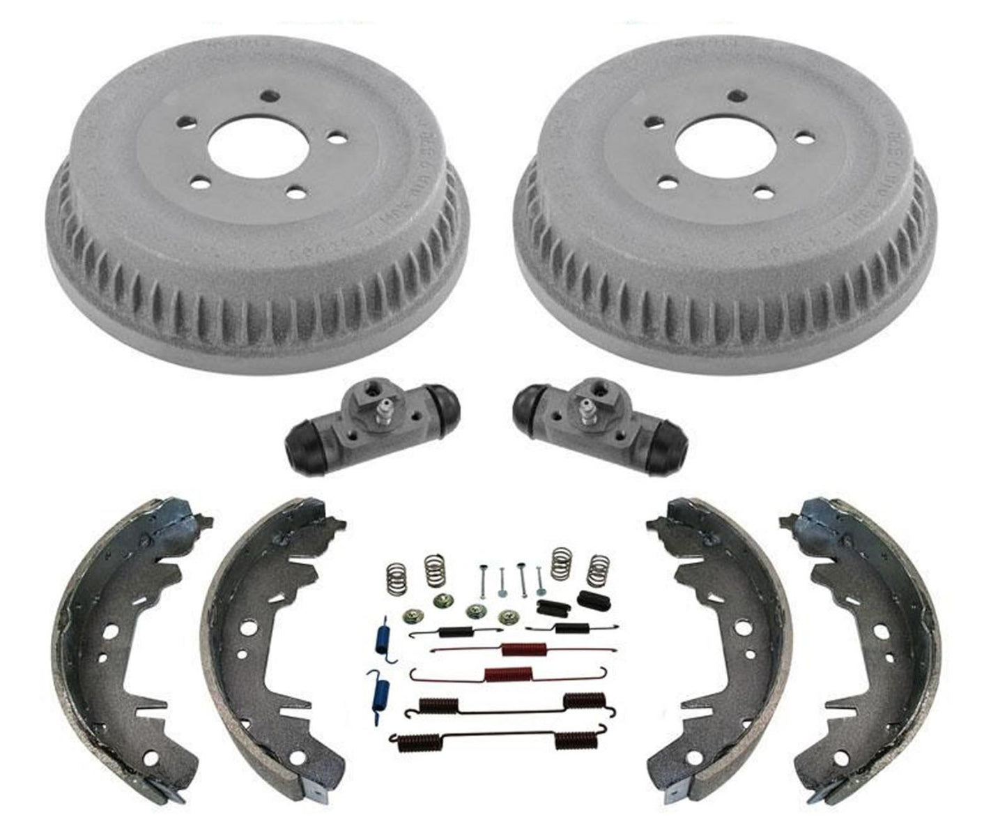 15" Drums Shoes Cylinders Springs For Chrysler Voyager 1996-07 Front Wheel Drive