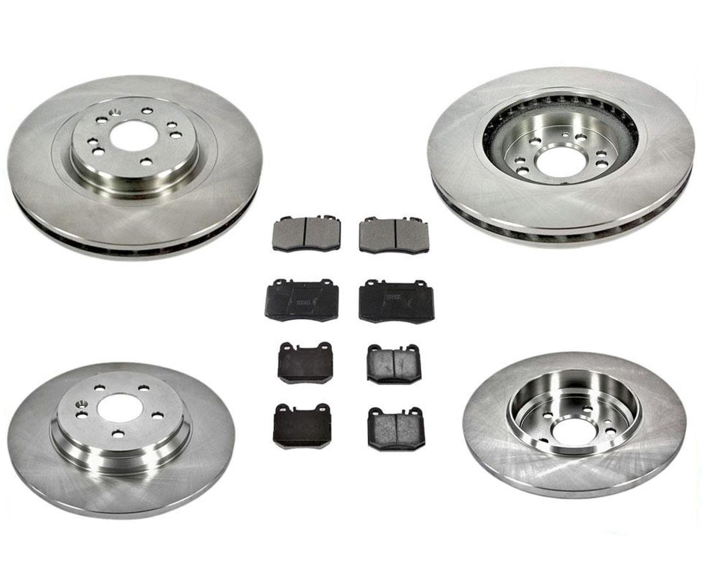 For Mercedes Benz ML430 ML500 2000-2005  Frt & Rr Disc Brake Rotors Brake Pads