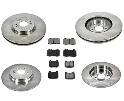 For Mercedes Benz ML430 ML500 2000-2005  Frt & Rr Disc Brake Rotors Brake Pads