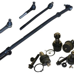 Drag Links Tie Rod Ball Joints 99-04 Excursion F350 F250 Super Duty 2WD 8Pc