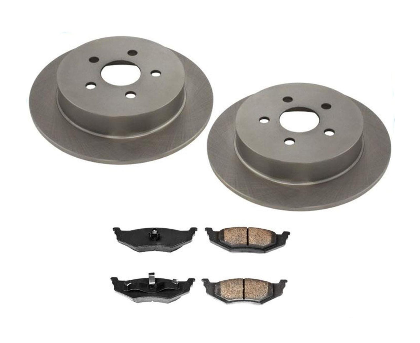 Rear Brake Rotors & Brake Pads For Chrysler PT Cruiser 2001 2003 2004 2005 2007