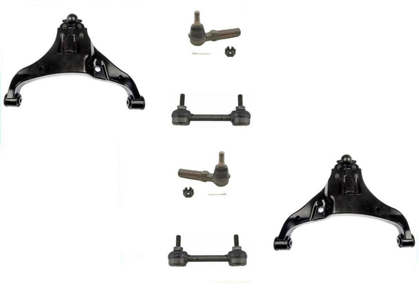 Colorado W/ Coil Spring Lower Control Arm Bushing Ball Joint 6Pc KIT