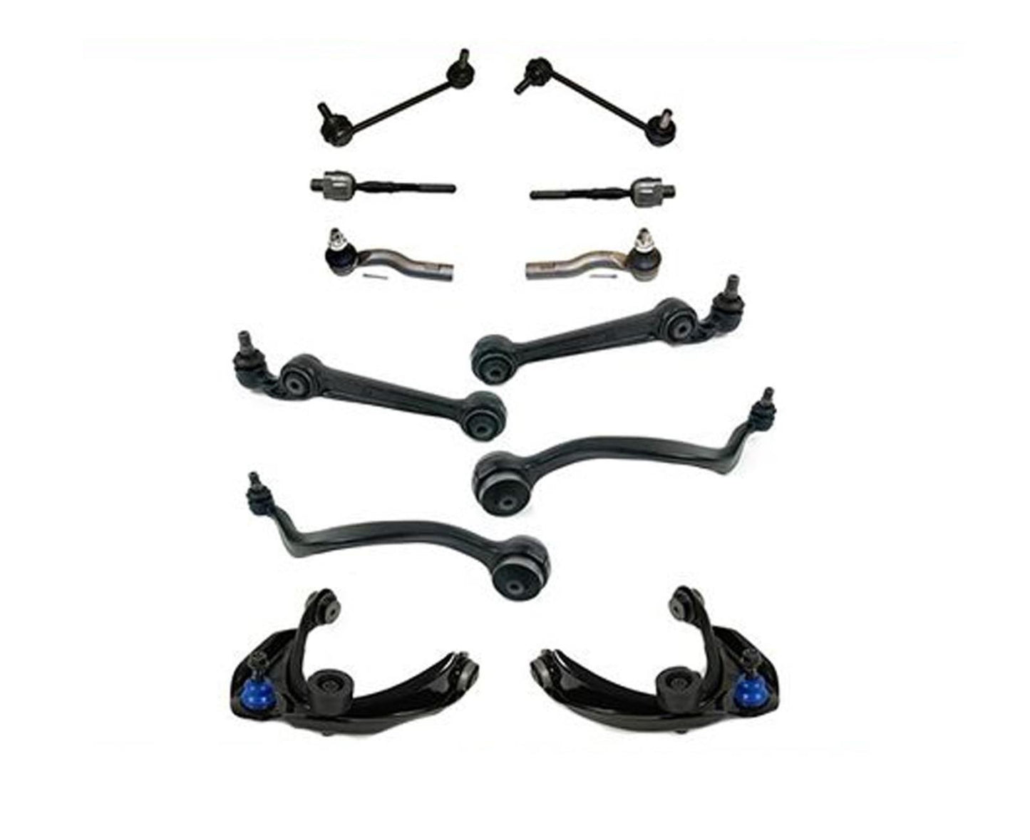 Se adapta al kit de brazo de control delantero y rótula Mazda 6 03-2007 con tirantes y eslabones.