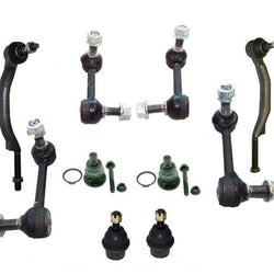 04-07 Envoy Bravad Trailblazer Ball Joints 16MM Tie Rods Sway Bar links kit 10Pc