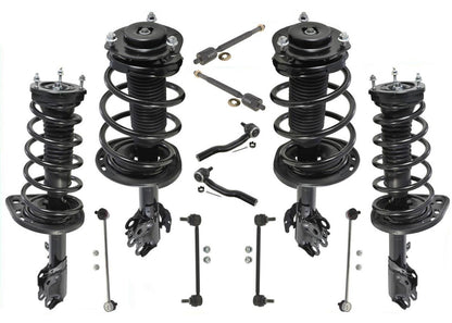 Se adapta a Camry 4cyl 2007-2011, varillas de amarre y eslabones completos delanteros y traseros.