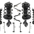 Fits 2007-2011 Camry 4cyl Front & Rear Complete Strut Assembly Tie Rods & Links