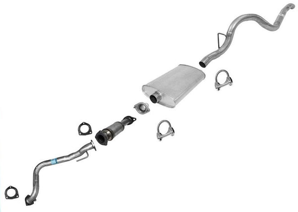 For 2001 Cherokee 4.0 With California Emissions Converter Muffler Exhaust System