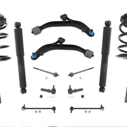 for 96-00 TOWN & COUNTRY Complete Coil Spring Struts Control Arms Ball Joint 12p