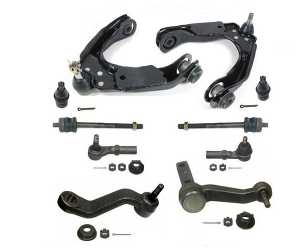 For Dakota 1997-1999 4WD Control Arm Ball Joint Tie Rods Pitman 12mm Idler Arm