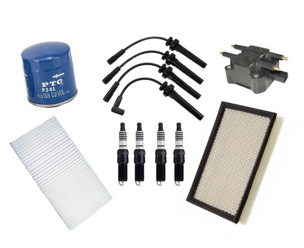 Ignition Wires New Coil Platinum Plugs Oil Air Filter For PT CRUISER Turbo 03-05
