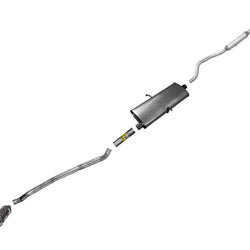 Compatible con Chrysler Town & Country 01-07 3.3L 119 con base de rueda, sistema de escape sin almacenamiento.