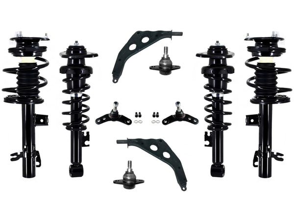 Brazos de control con resorte helicoidal y soporte para Mini Cooper S sobrealimentado 02-06