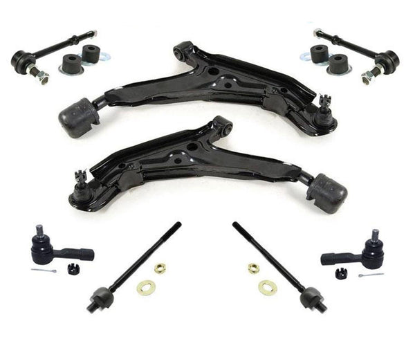 Lower Control Arm Ball Joints Tie Rods Sway Bar Links for Infiniti G20 1999-2002
