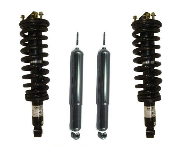 Puntales y amortiguadores de resorte helicoidal, 4 piezas para Toyota Tundra con tracción trasera 00-06