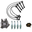 Kit de afinación de cables, tapa del distribuidor, bujías del rotor para Nissan Altima 1997-2001