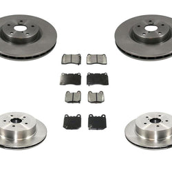 Pastillas de freno delanteras y traseras para Subaru WRX-STi E257 2.5L Turbo 05-07