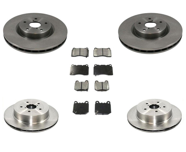 Pastillas de freno delanteras y traseras para Subaru WRX-STi E257 2.5L Turbo 05-07